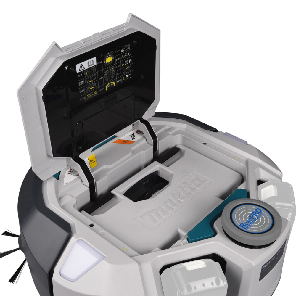 MAKITA robotic vacuum cleaner inner compartment