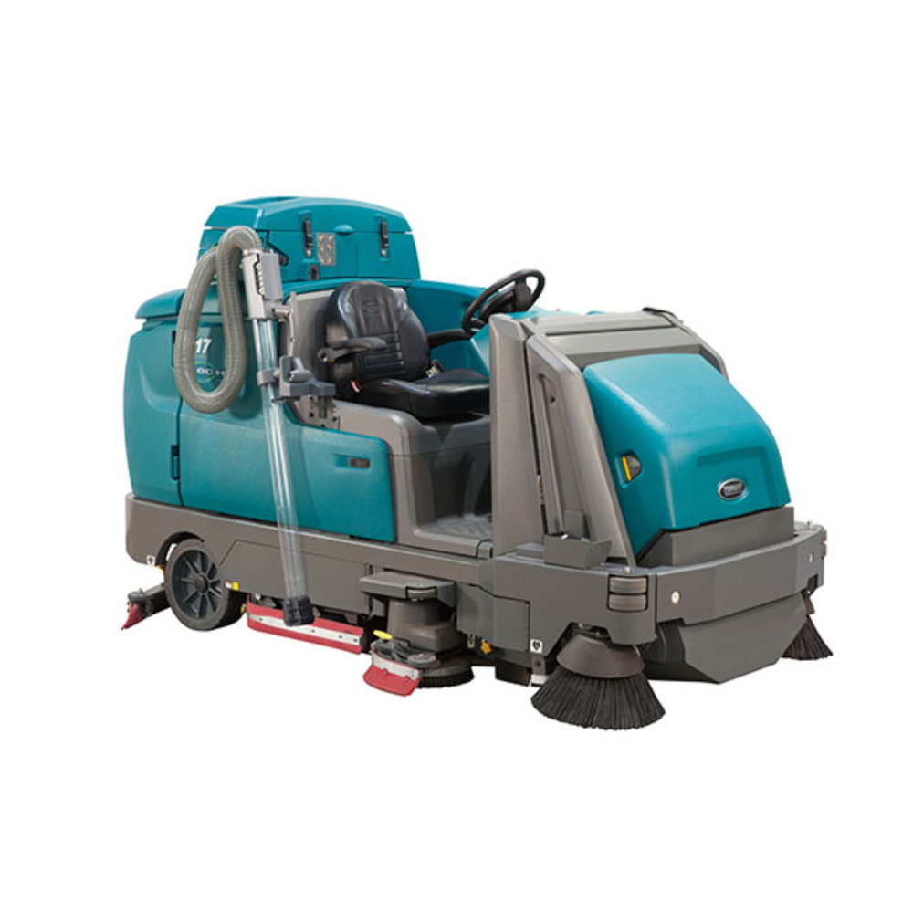 Tennant M17 sweeper scrubber with accessory